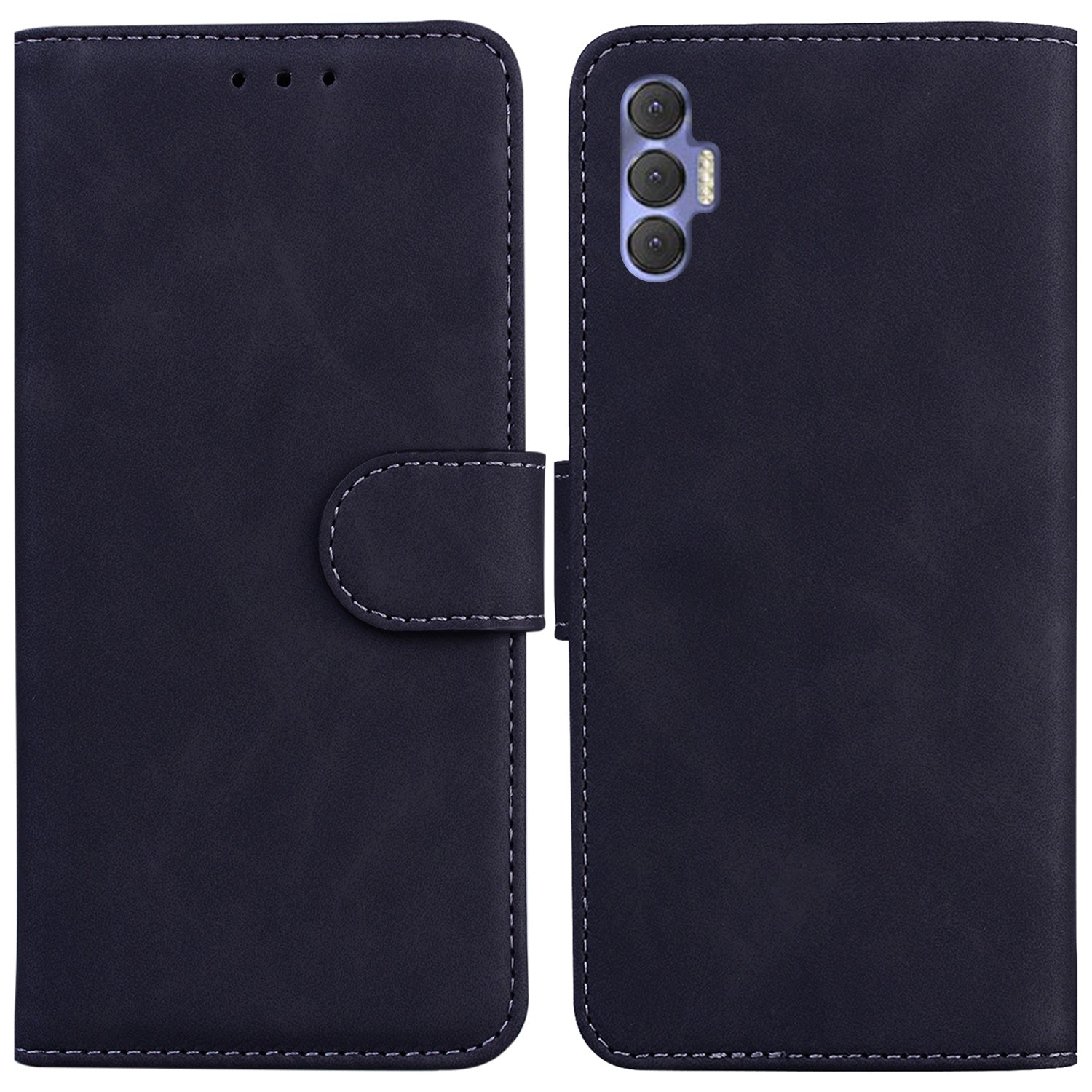 For Tecno Spark 8P Flip Phone Cover Solid Color PU Leather Wallet Case with Stand For Tecno Spark 8P Flip Phone Cover Solid Color PU Leather Wallet Case with Stand